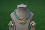 Kundan necklace set (4-5894)(R)