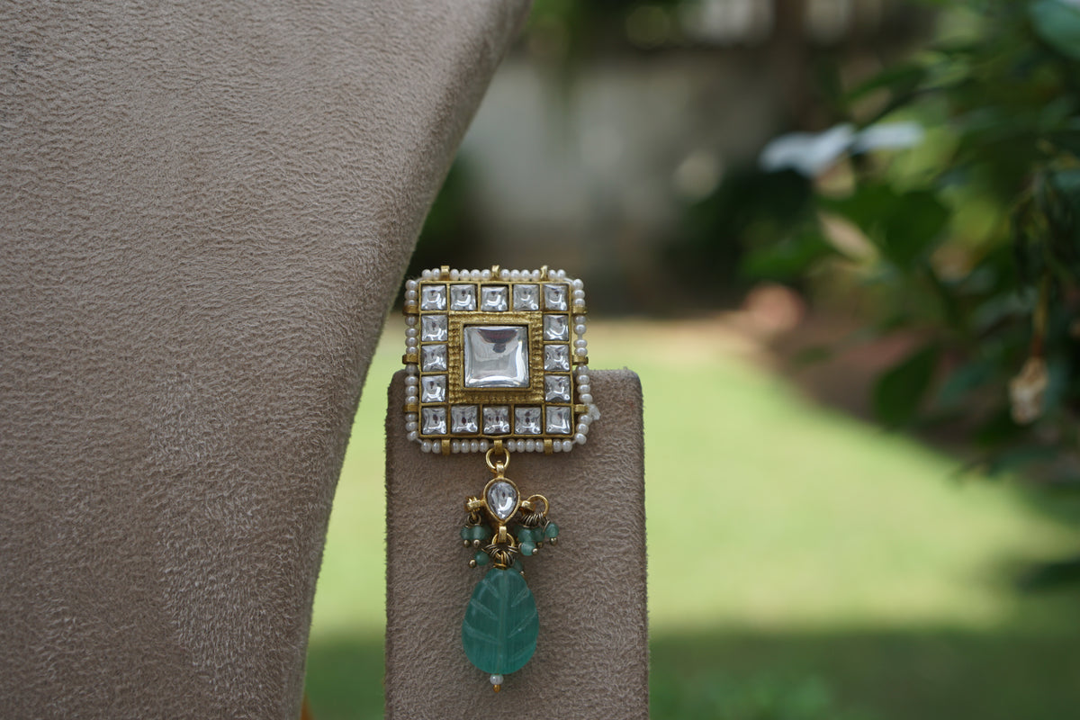 Kundan Choker Set (4-9692) (A)