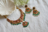 Kundan necklace set(4-7605)(K)