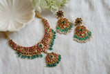 Kundan necklace set(4-7605)(K)