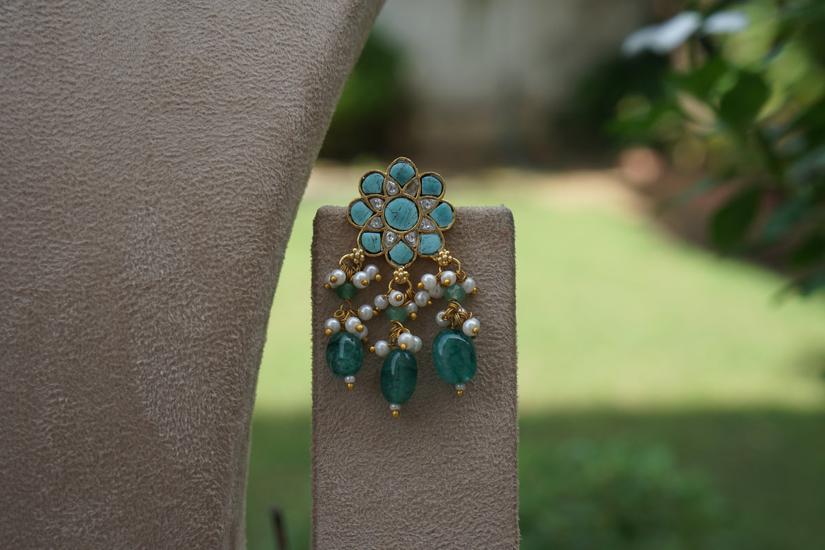Kundan Choker Set (4-9693) (A)