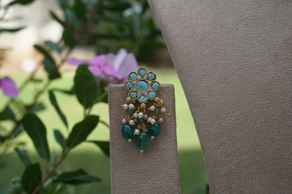 Kundan Choker Set (4-9693) (A)