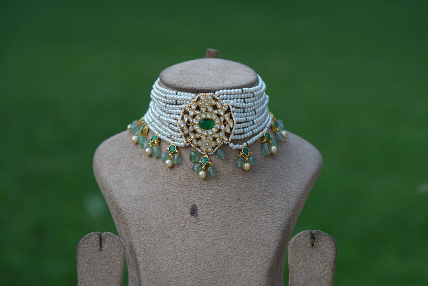 Kundan choker (4-5895)(R)(preorder) - JEWELSTYLE