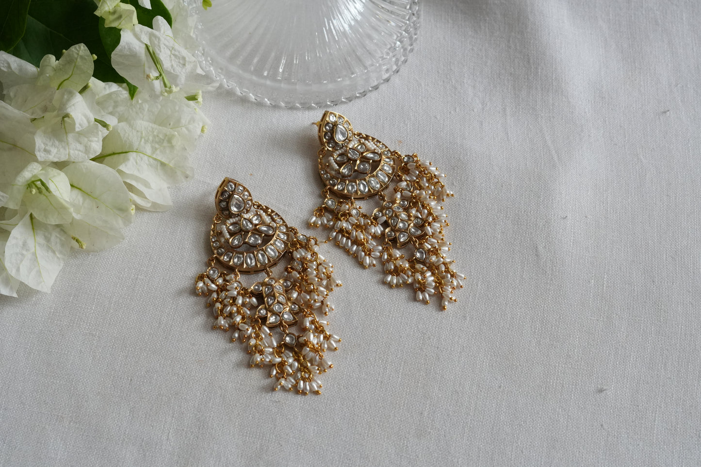 Polki Earrings (1-5398)(B)