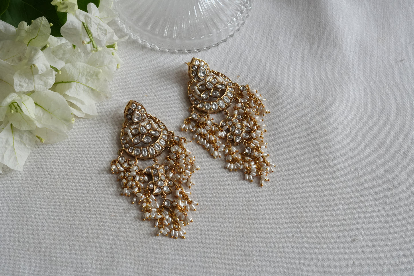 Polki Earrings (1-5398)(B)