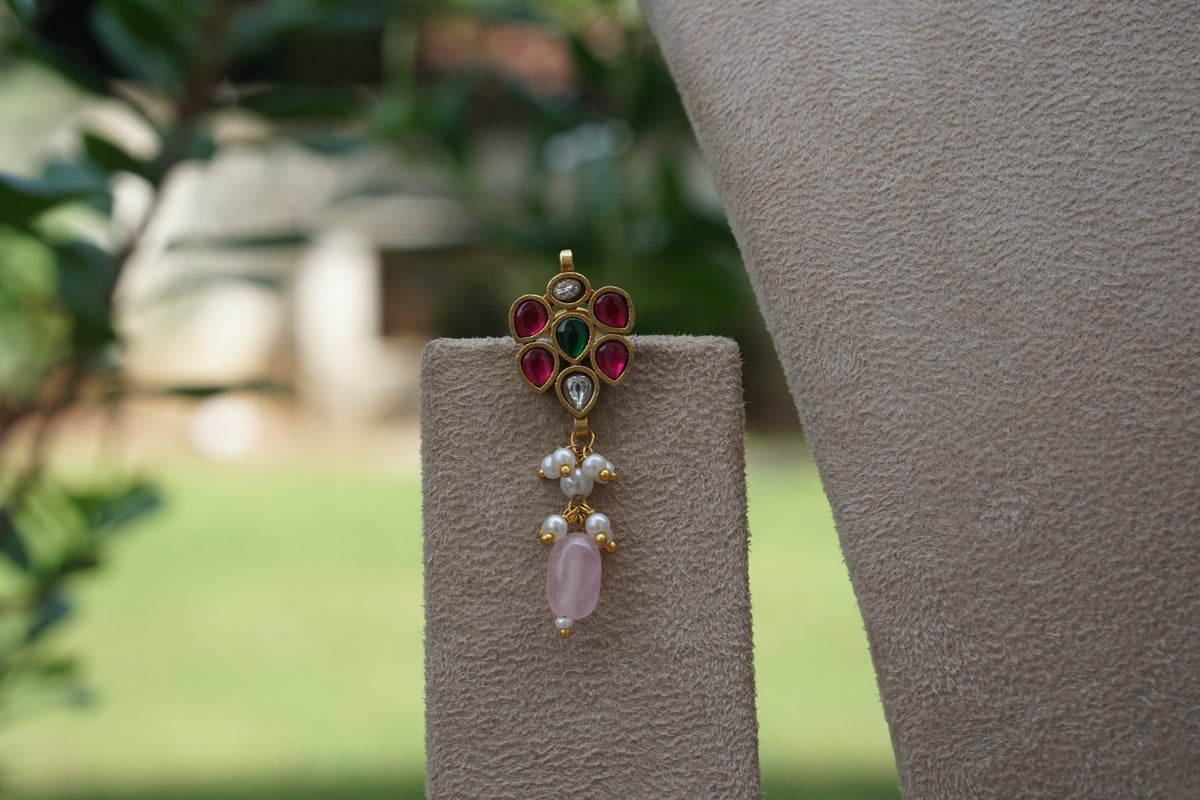 Kundan Choker Set (4-9696) (A)