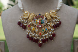 Kundan Necklace Set (4-9697) (A) - JEWELSTYLE