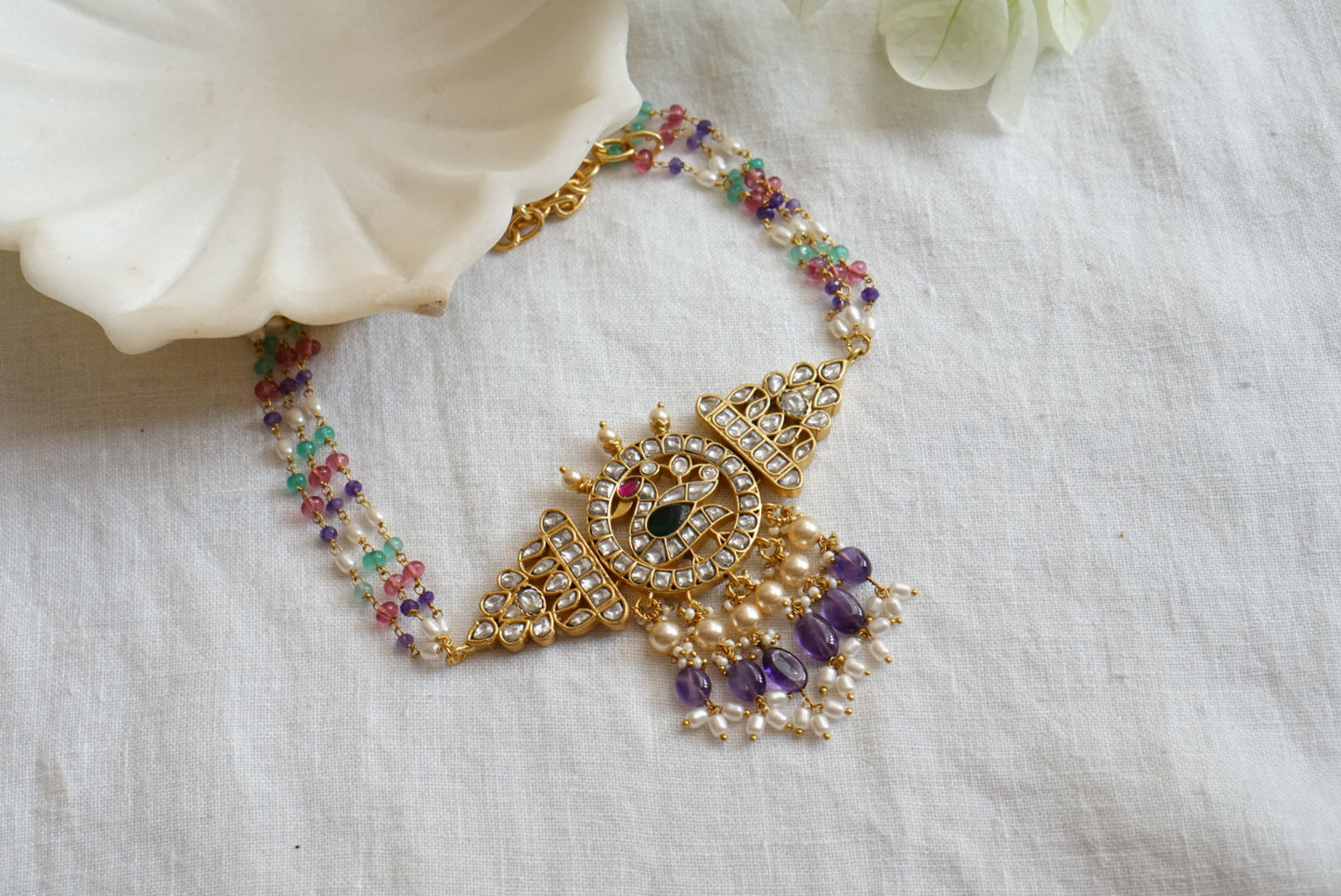 Kundan choker (4-7592)(K) - JEWELSTYLE