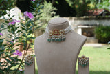 Kundan Choker Set (4-9698) (A) - JEWELSTYLE