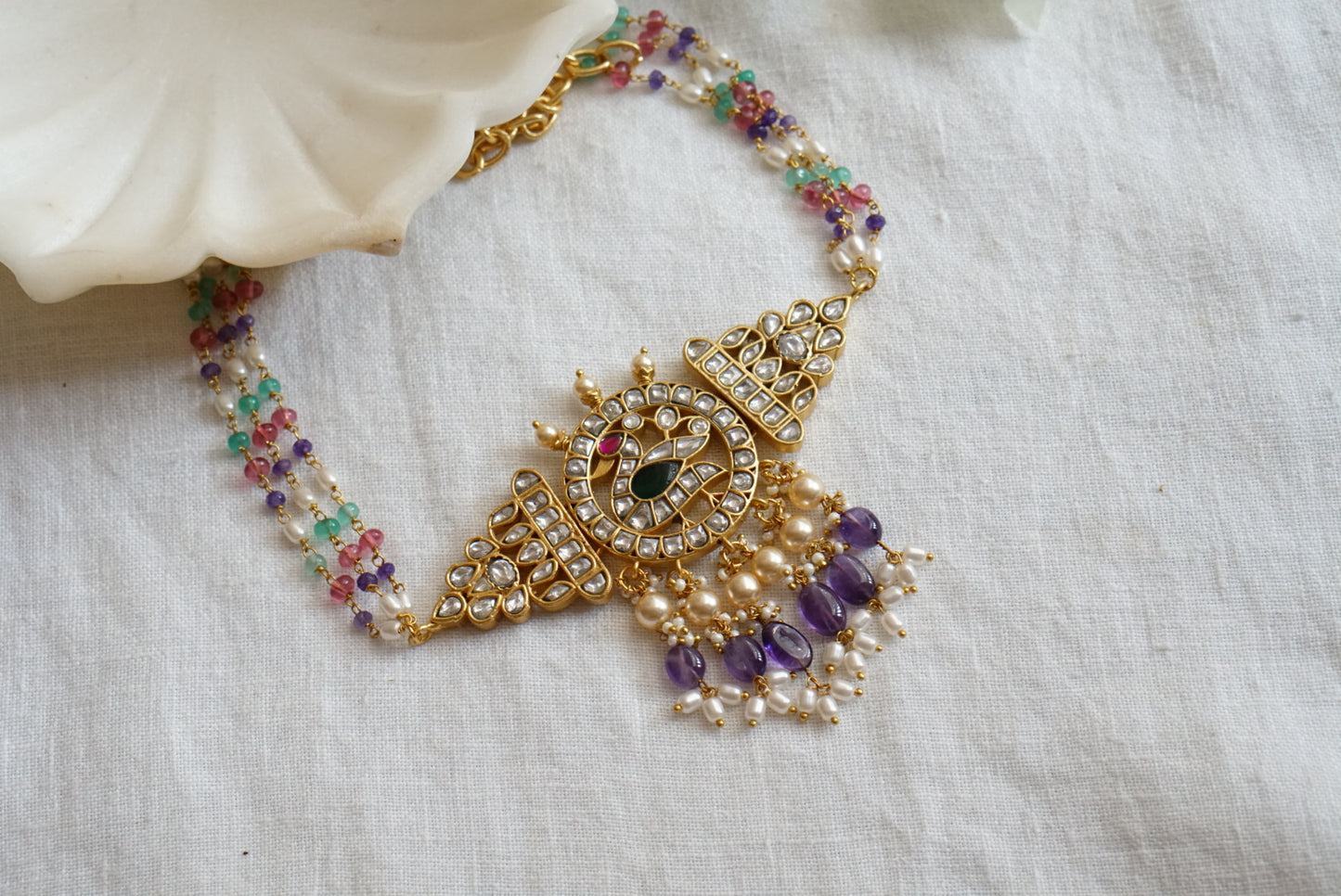 Kundan choker (4-7592)(K) - JEWELSTYLE