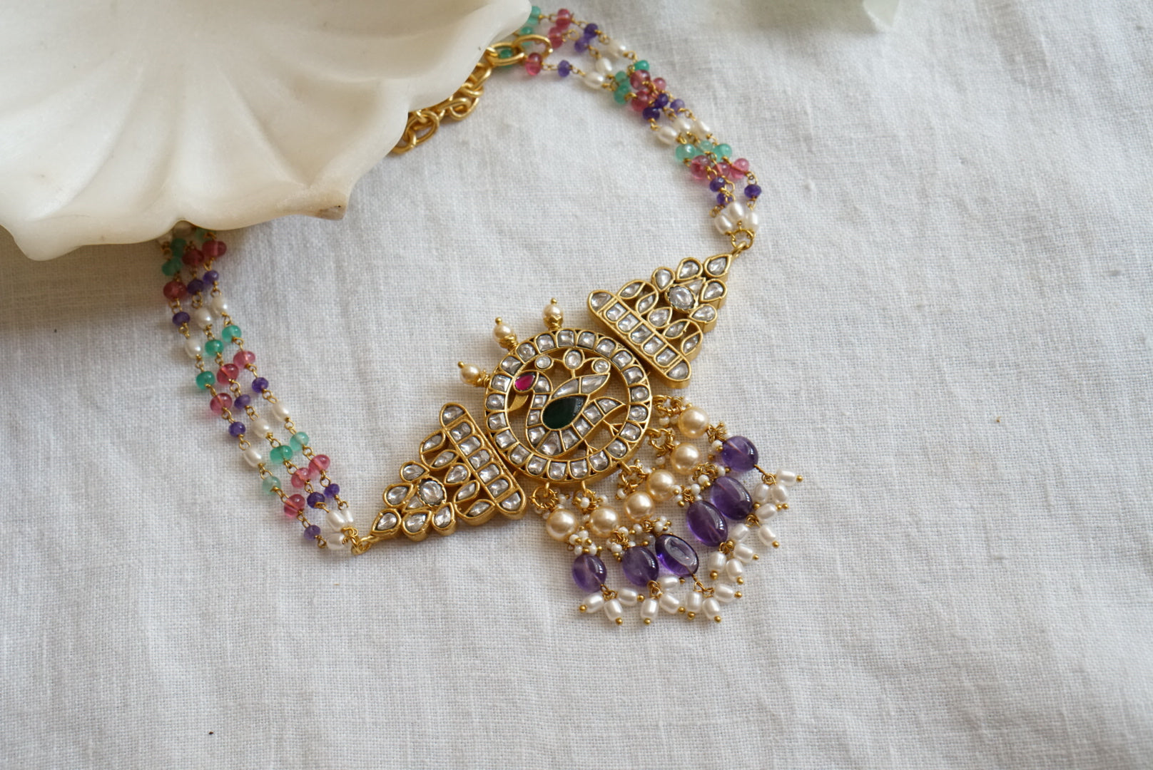 Kundan choker (4-7592)(K) - JEWELSTYLE