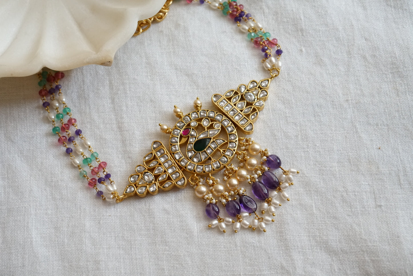 Kundan choker (4-7592)(K) - JEWELSTYLE