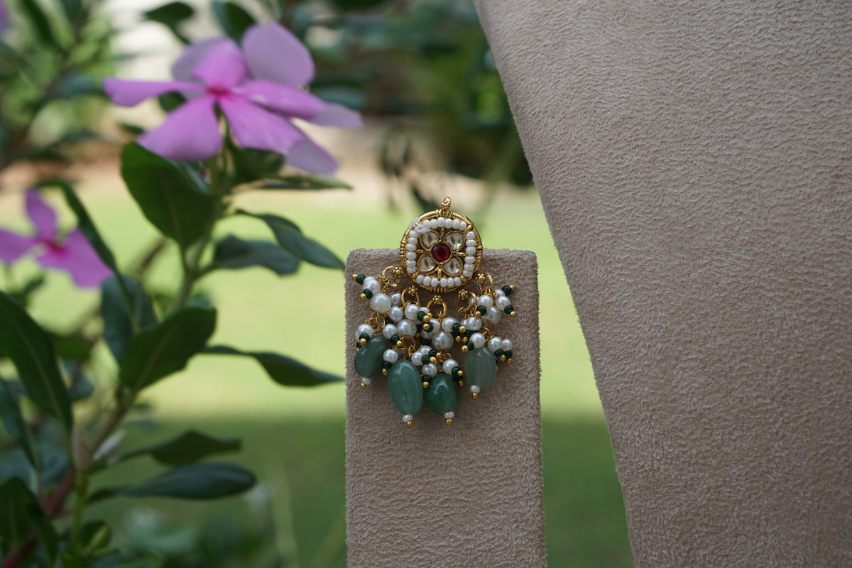 Kundan Choker Set (4-9698) (A)
