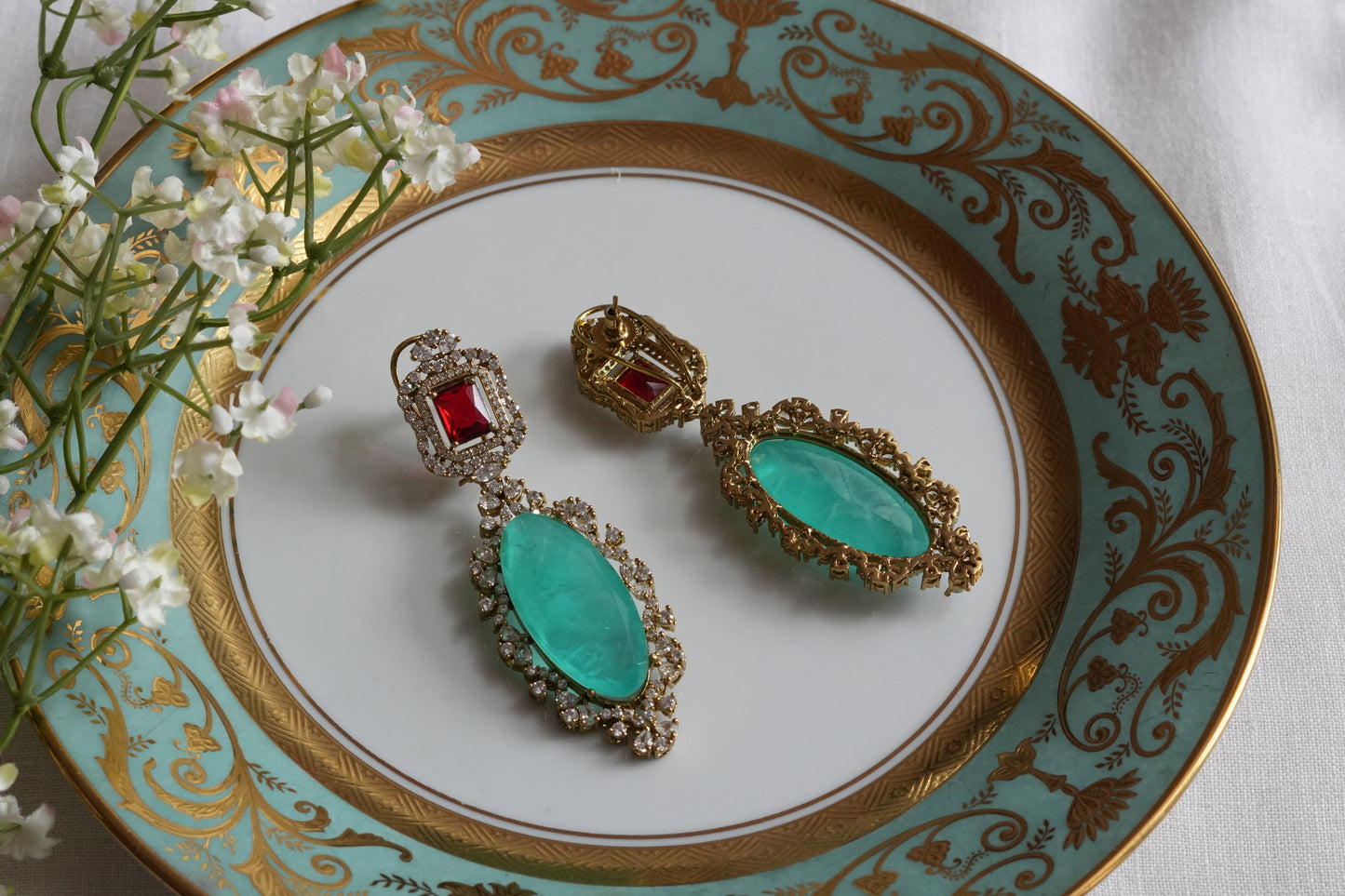 Polki Earrings (1-5417)(B)