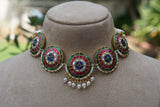 Kundan Choker Set (4-9699) (A) - JEWELSTYLE