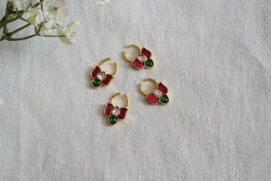 Kundan Septum Nosering (2-248)(B) - JEWELSTYLE