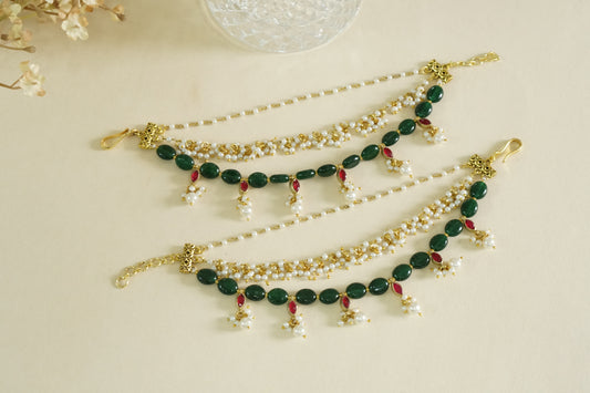 Kundan Earchain(9-400)(A)