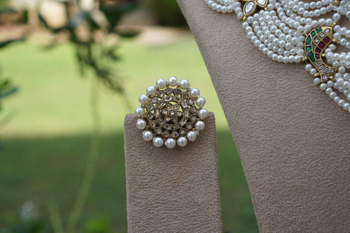 Kundan Necklace Set (4-9702) (A)