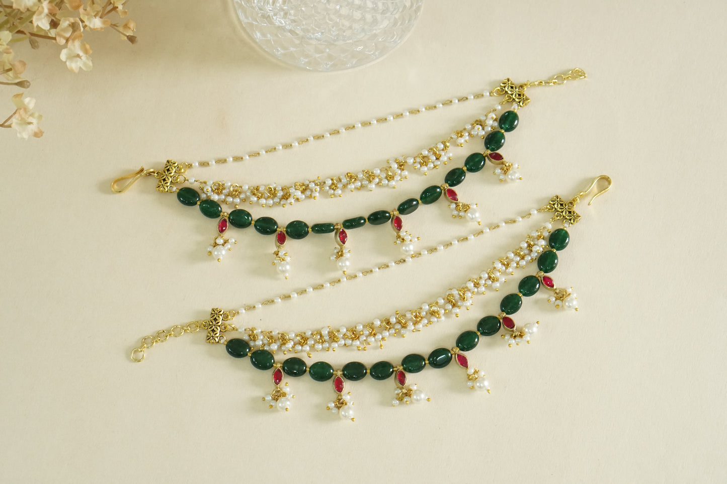 Kundan Earchain(9-400)(A)