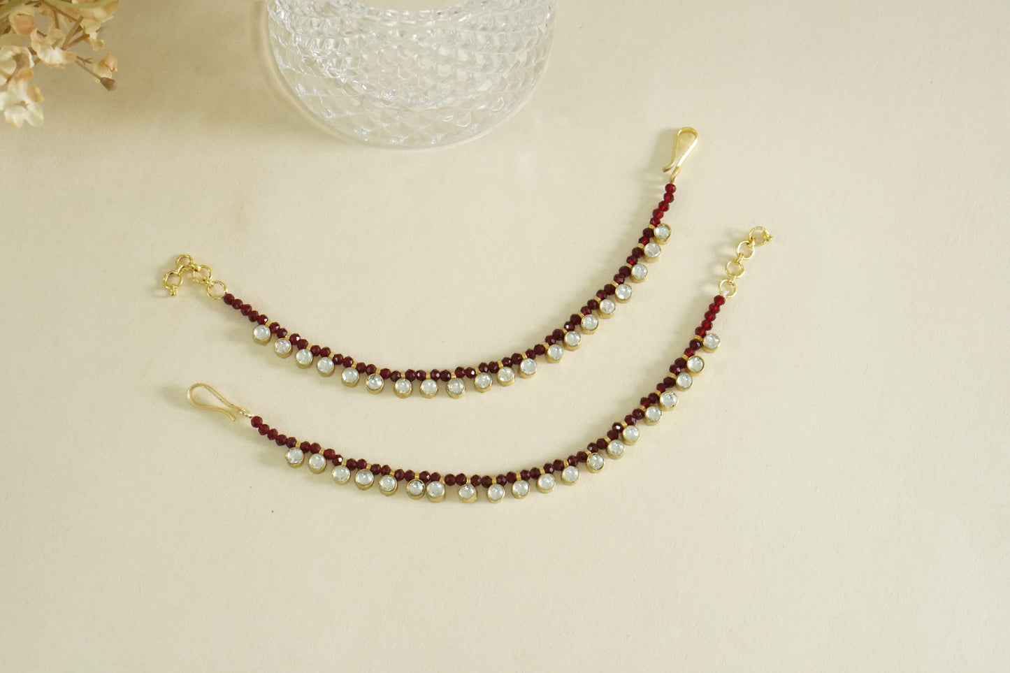 Kundan Earchain(9-404)(A)