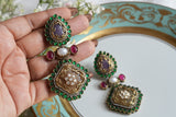 Polki Earrings (1-5416)(B)