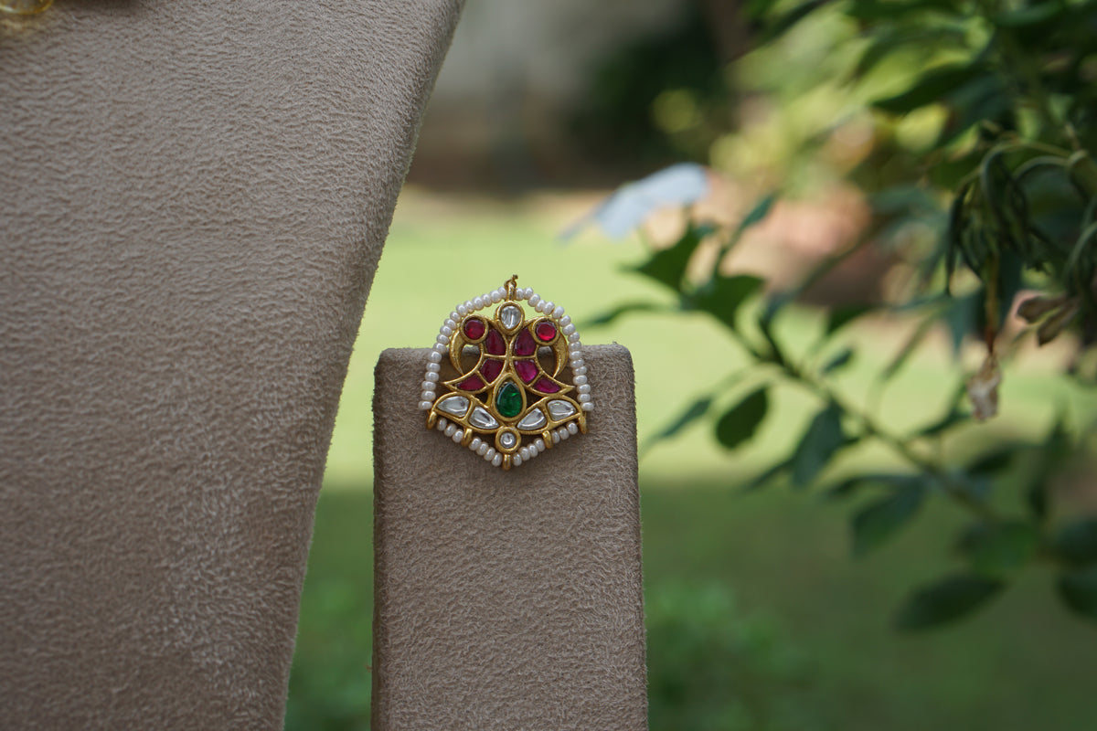 Kundan Necklace Set (4-9703) (A)