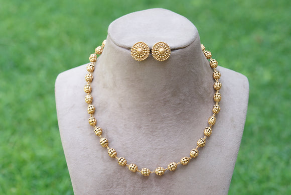 Antique Mala necklace set (4-6980)(AK)
