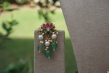 Kundan Necklace Set (4-9704) (A) - JEWELSTYLE
