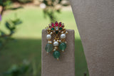 Kundan Necklace Set (4-9704) (A) - JEWELSTYLE