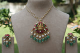 Kundan Necklace Set (4-9704) (A) - JEWELSTYLE