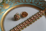 Mossainite Polki choker Set (4-9439)(B)