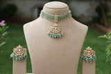 Kundan Choker Set (4-9410)(A)