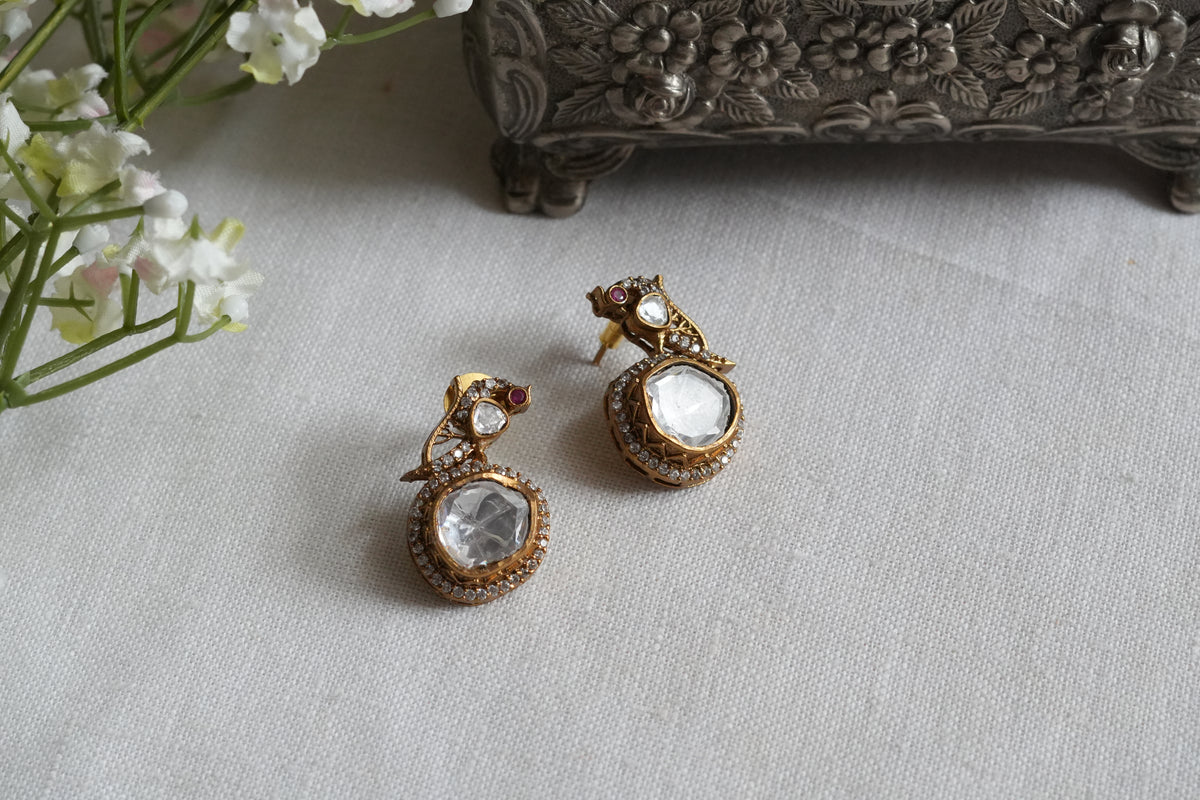 Polki Earrings (1-5423)(B)