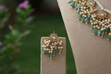 Kundan Necklace Set (4-9416)(A)