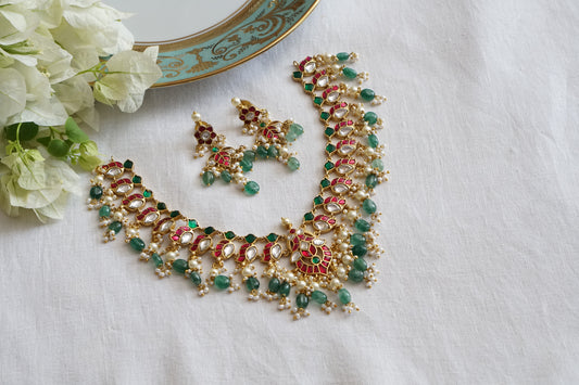 Kundan Necklace Set (4-9714)(U)