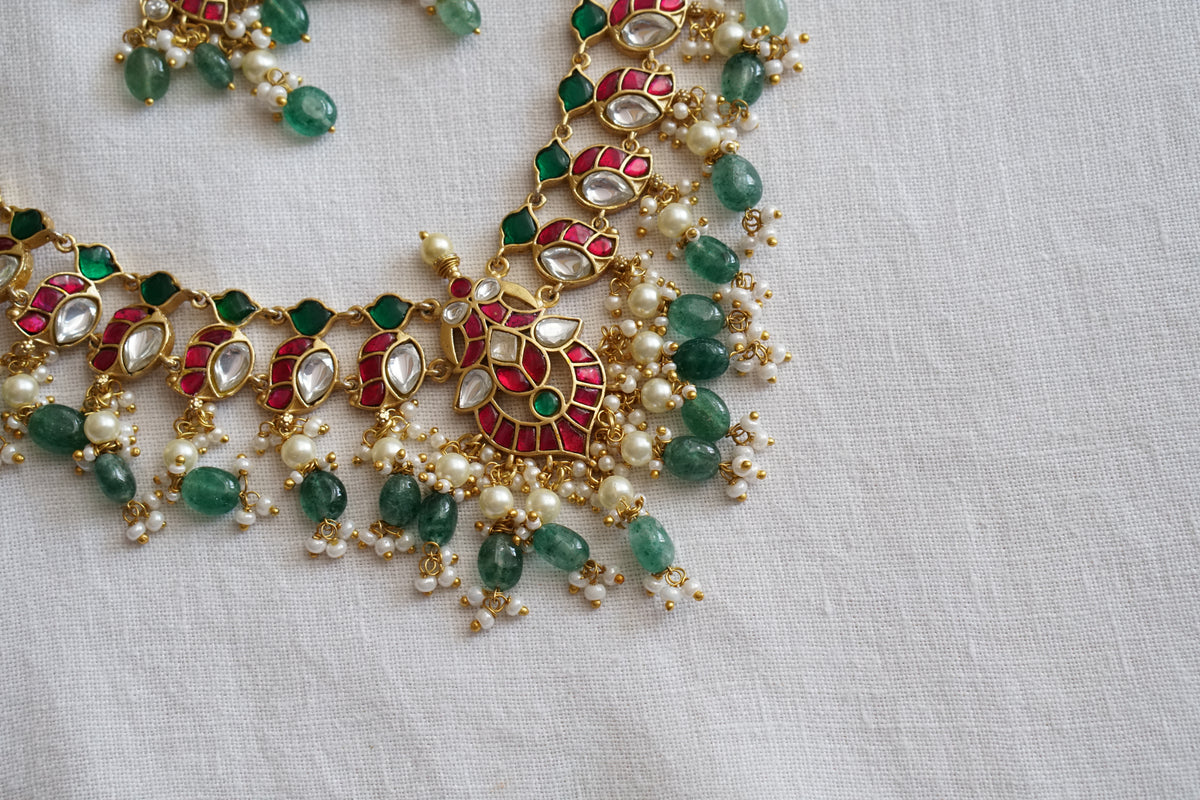 Kundan Necklace Set (4-9714)(U)