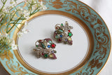 Multi Stone Polki Earrings (1-5419)(B)