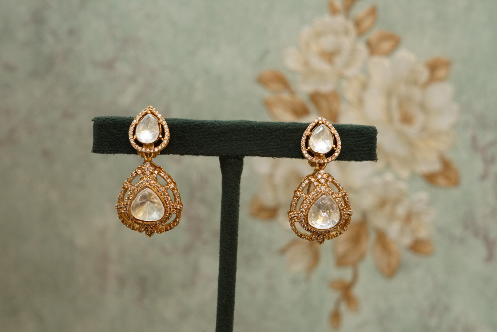 Kundan polki necklace set (4-6605)(B)(Preorder) - JEWELSTYLE