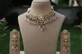 Kundan Necklace Set (4-9415)(A)