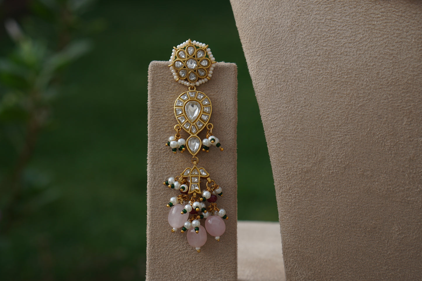Kundan Necklace Set (4-9415)(A)