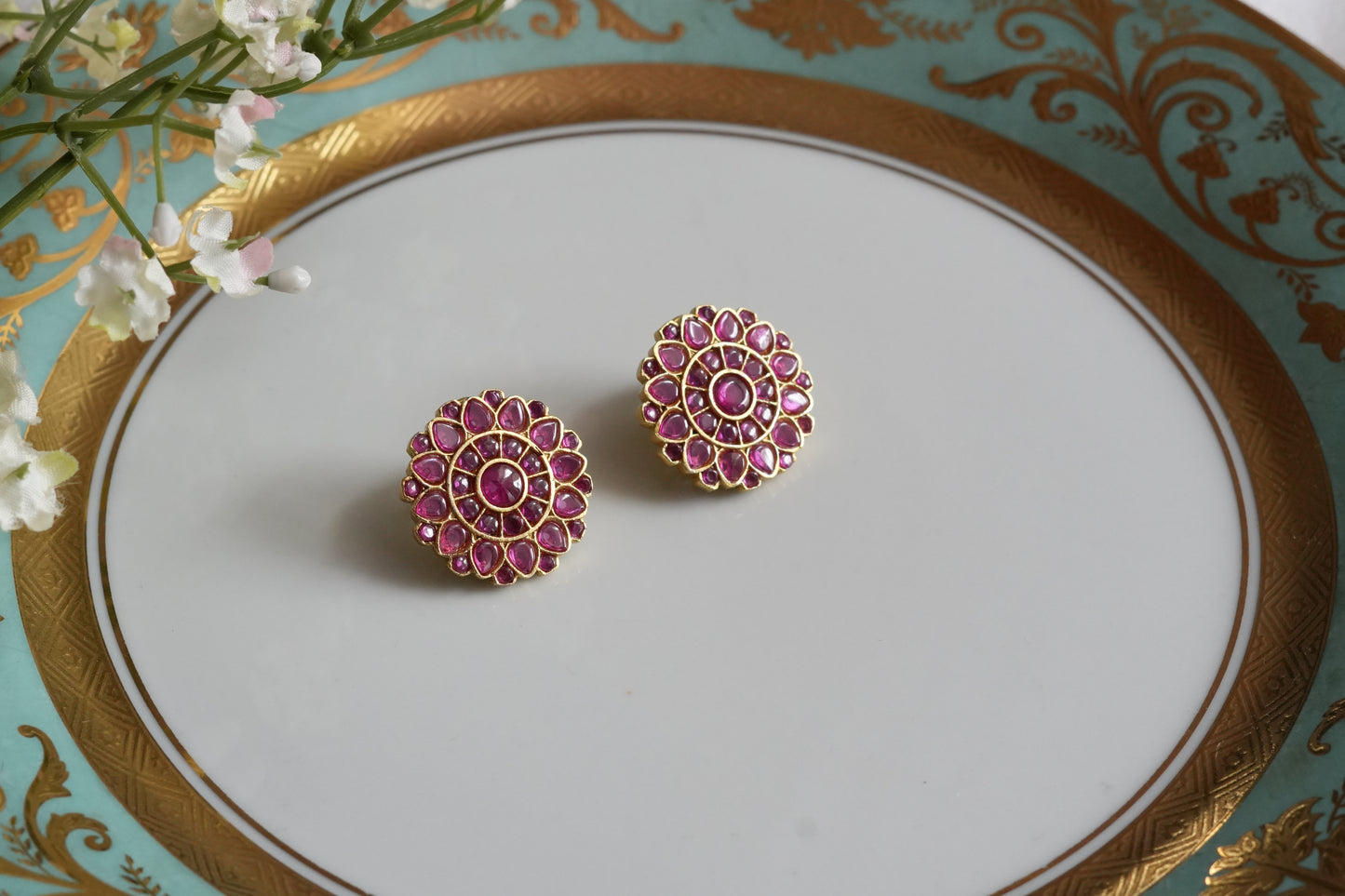 Kundan Studs (1-5492)(B)