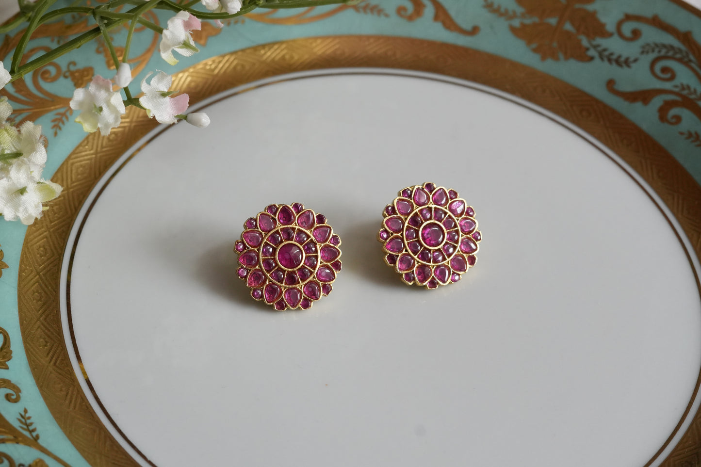 Kundan Studs (1-5492)(B)