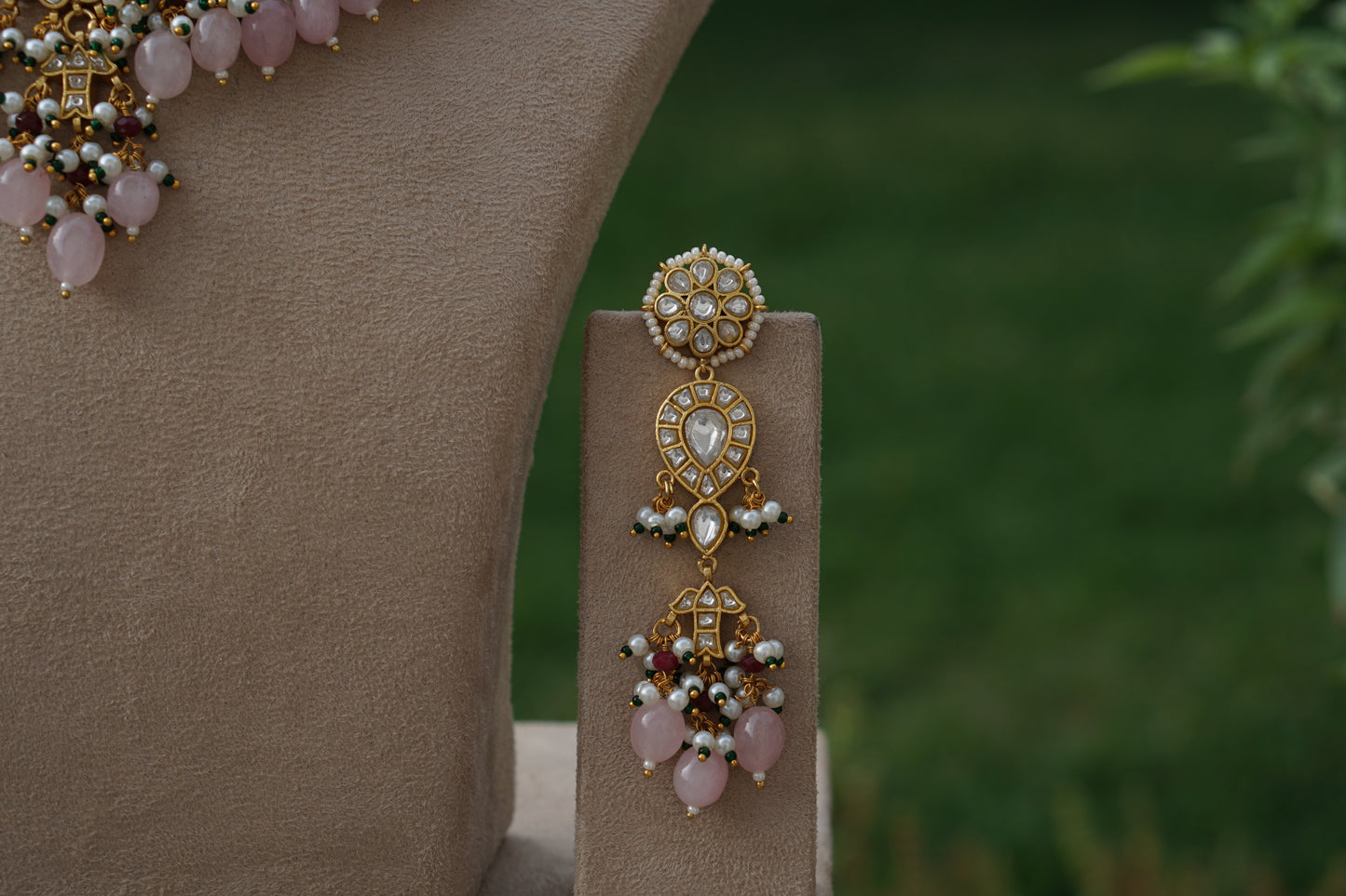 Kundan Necklace Set (4-9415)(A)