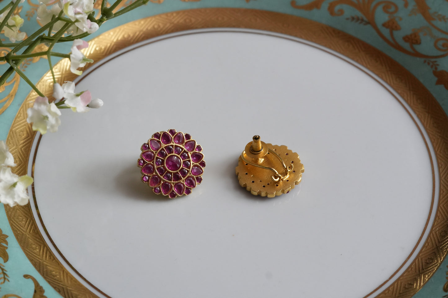 Kundan Studs (1-5492)(B)