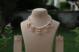 Kundan Necklace Set (4-9414)(A)