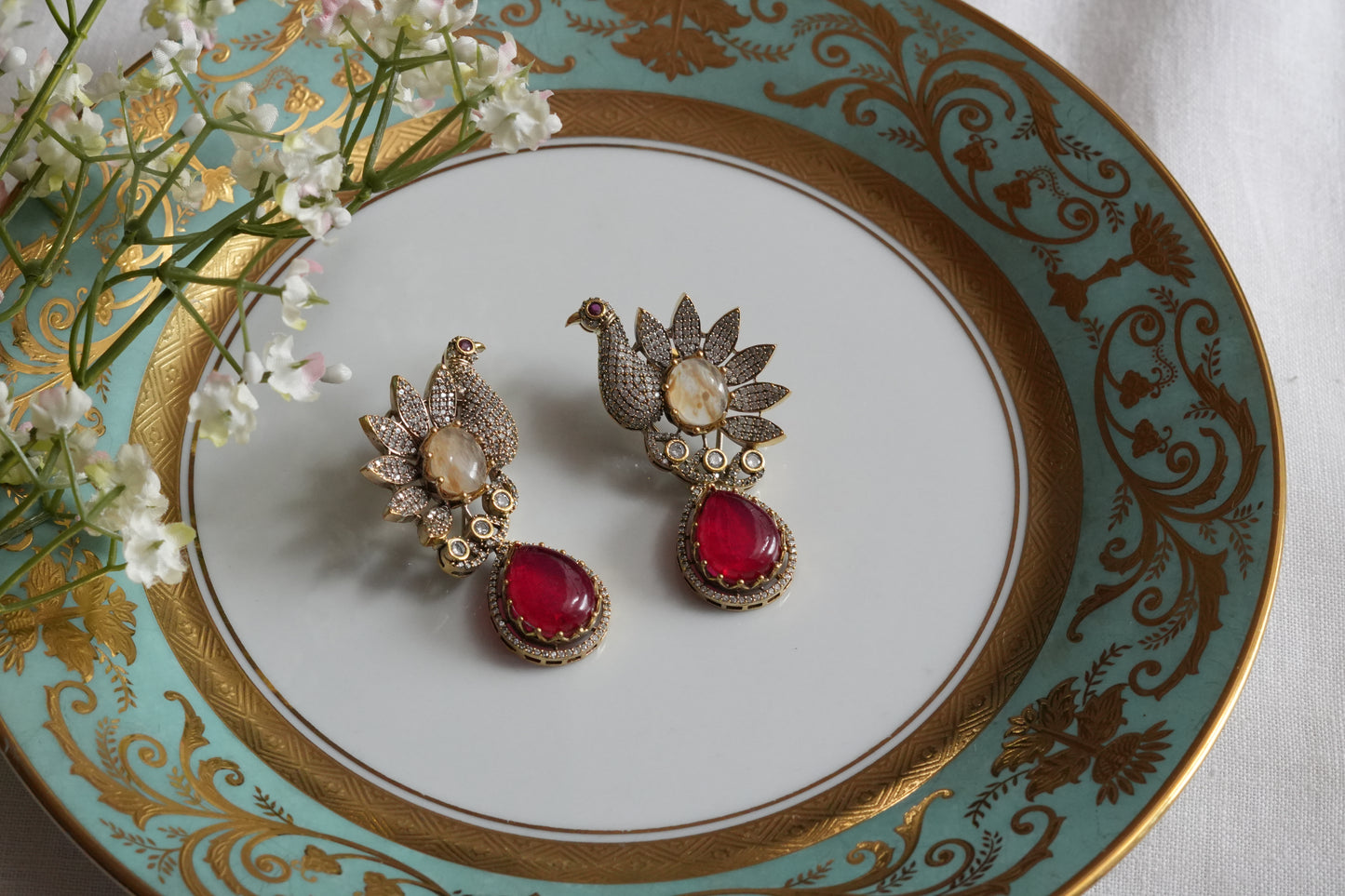 Polki Earrings (1-5418)(B)