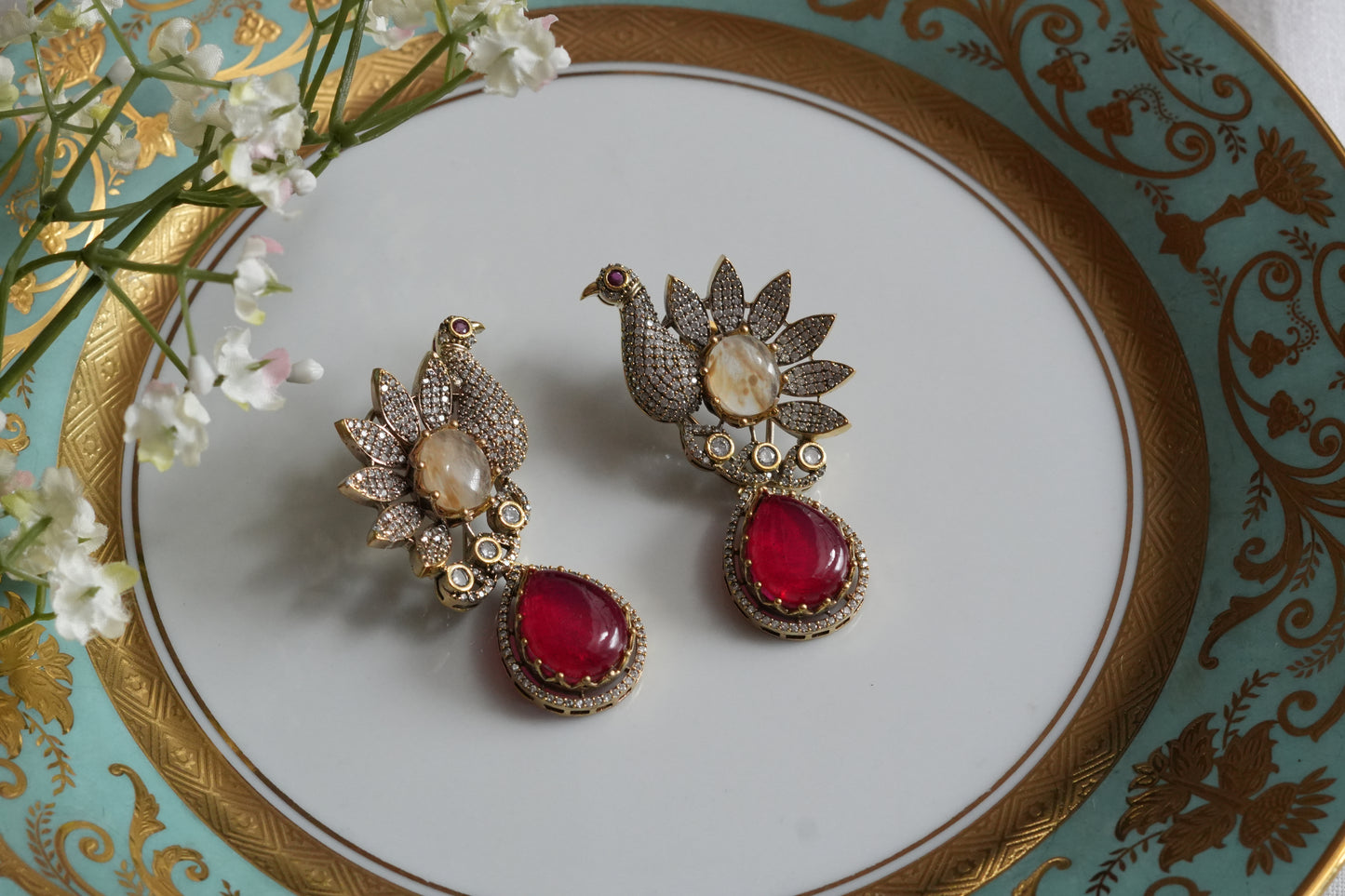 Polki Earrings (1-5418)(B)