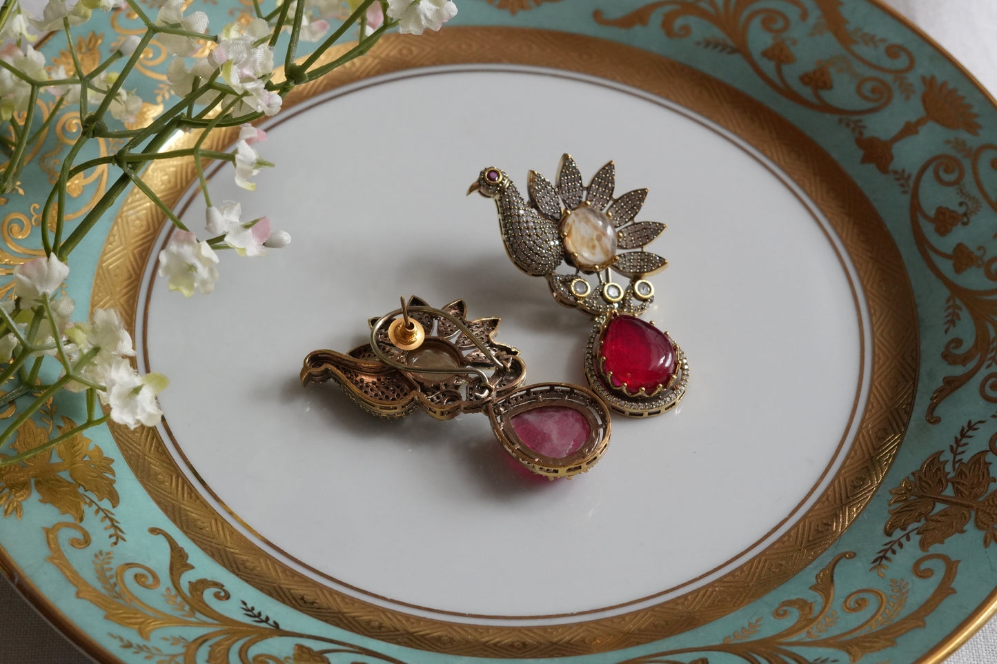 Polki Earrings (1-5418)(B)