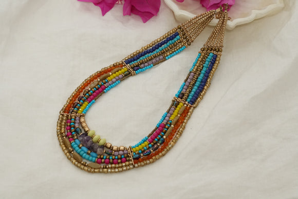 Beads necklace (4-6992)