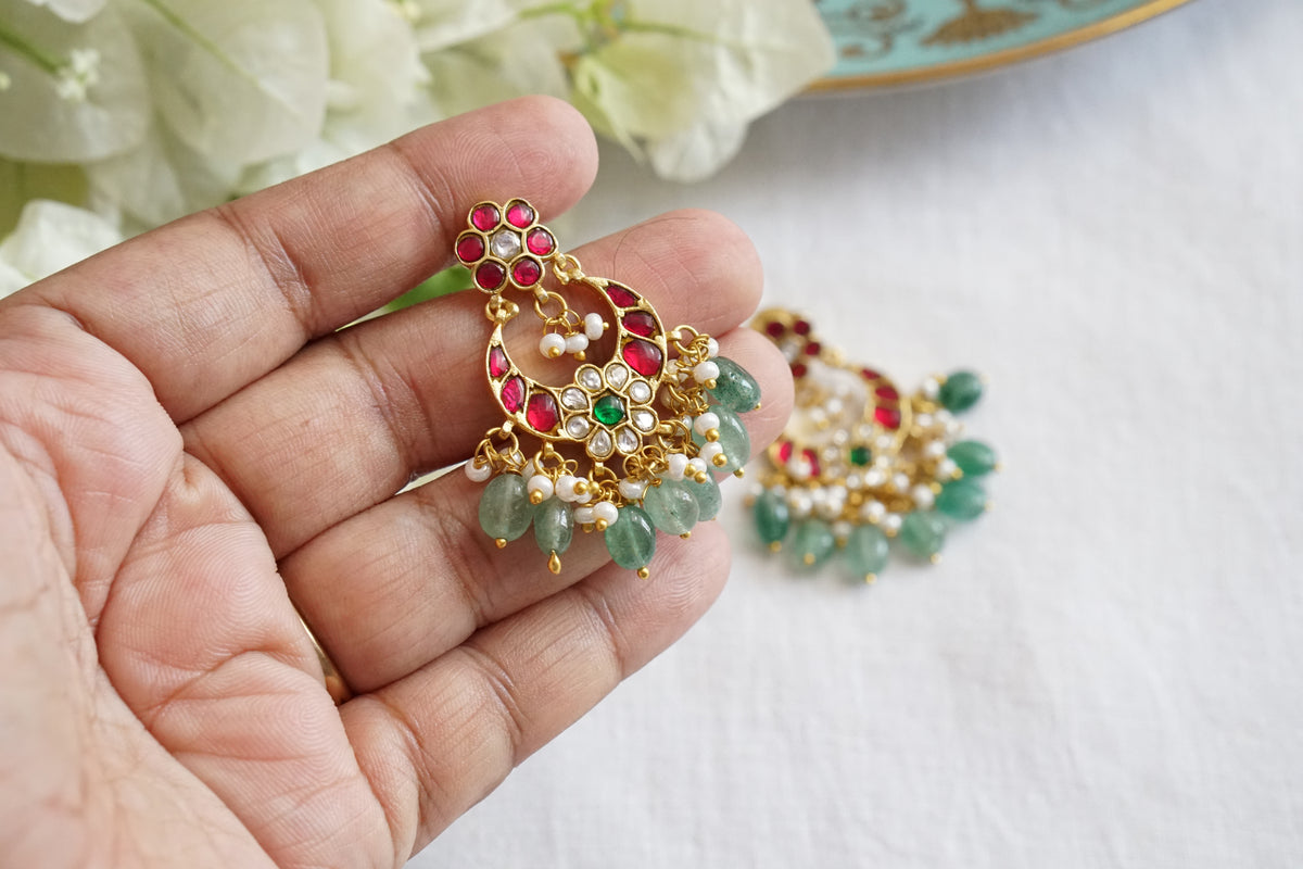 Kundan Earrings (1-5577)(U)